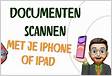 Documenten scannen op je iPhone of iPad